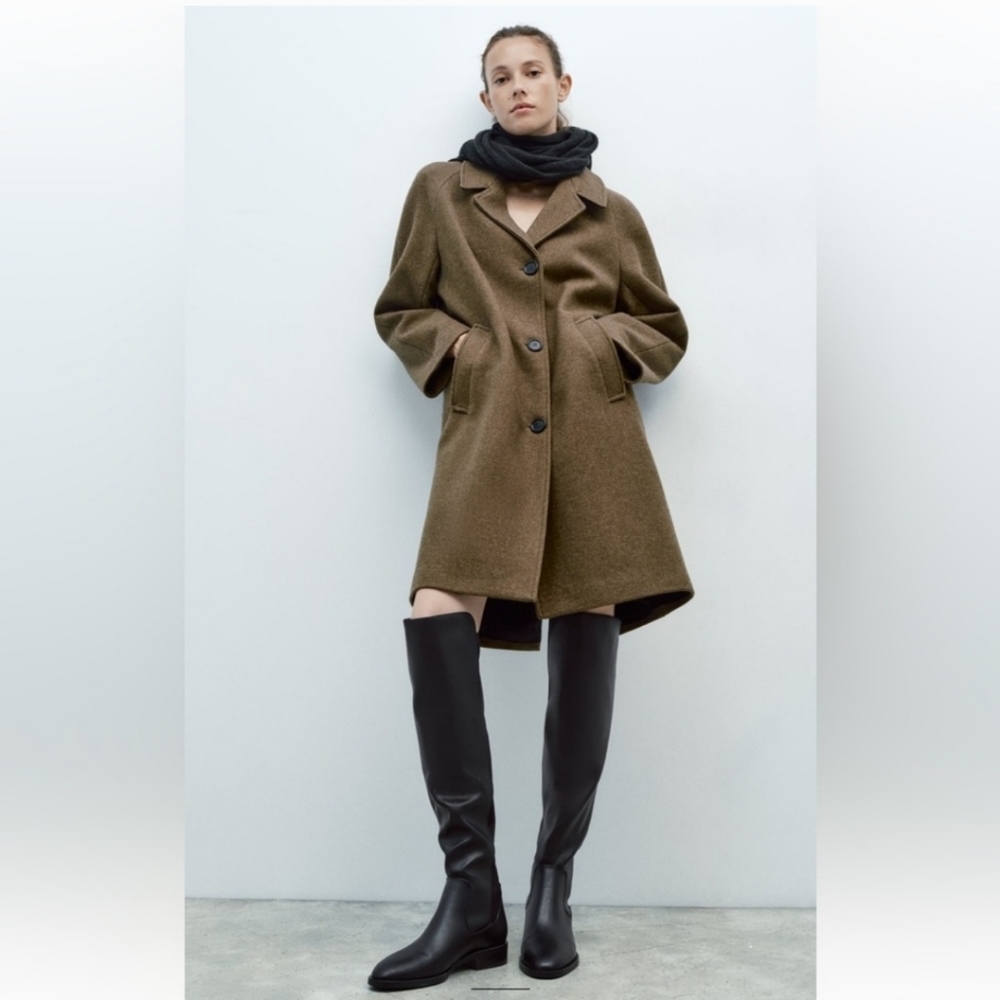 FLAT HEELED OVER-THE-KNEE BOOTS SIZE 8 - Picture 2 of 7